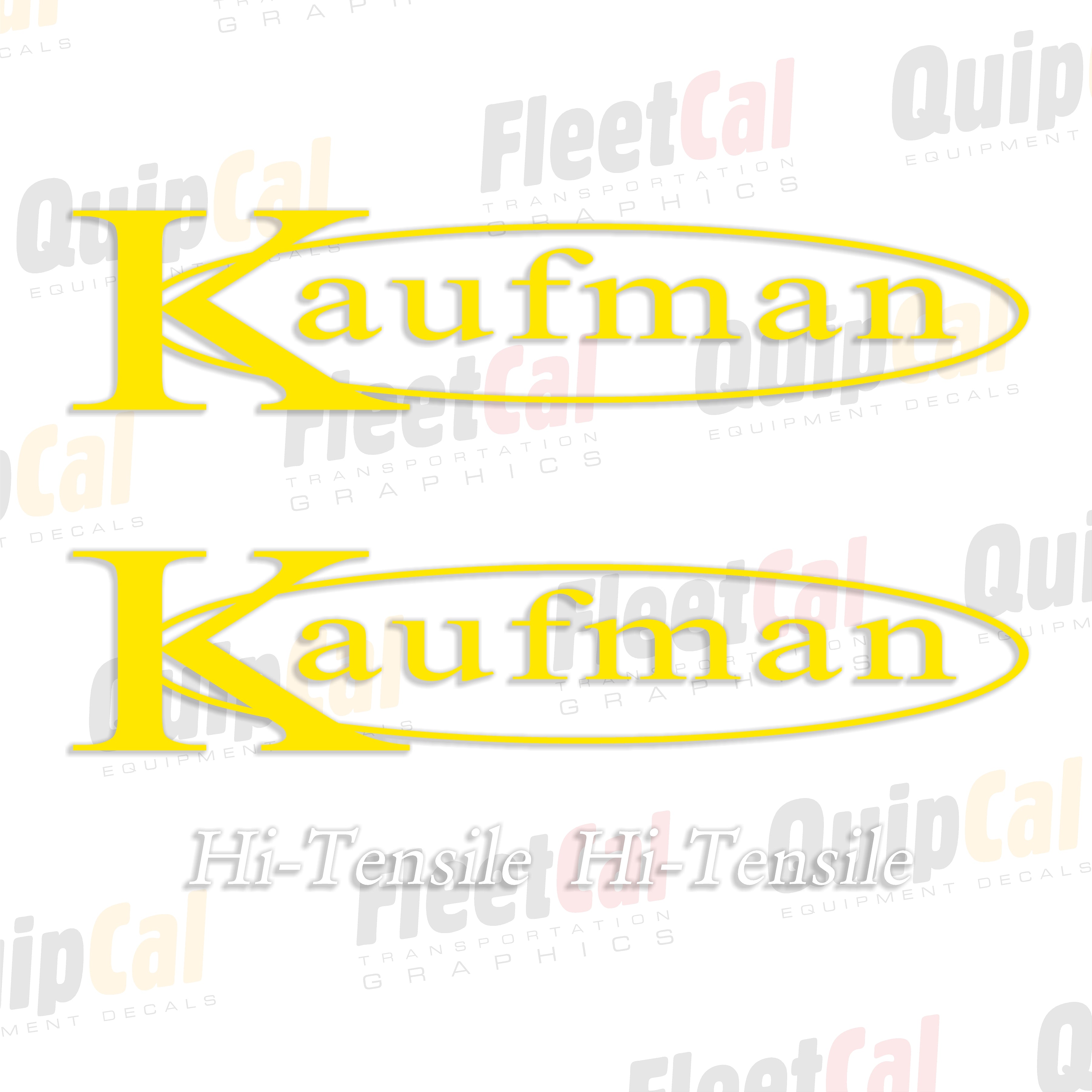 Kaufman Trailers Decals
