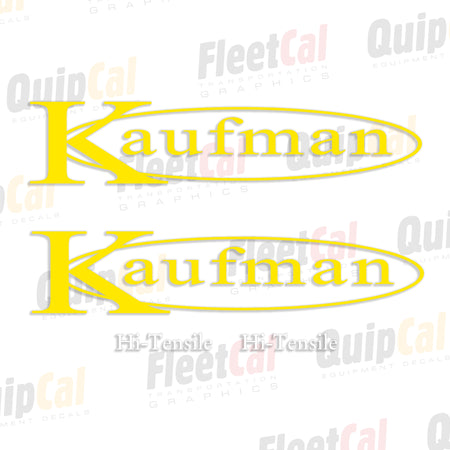 Kaufman Trailers Decals