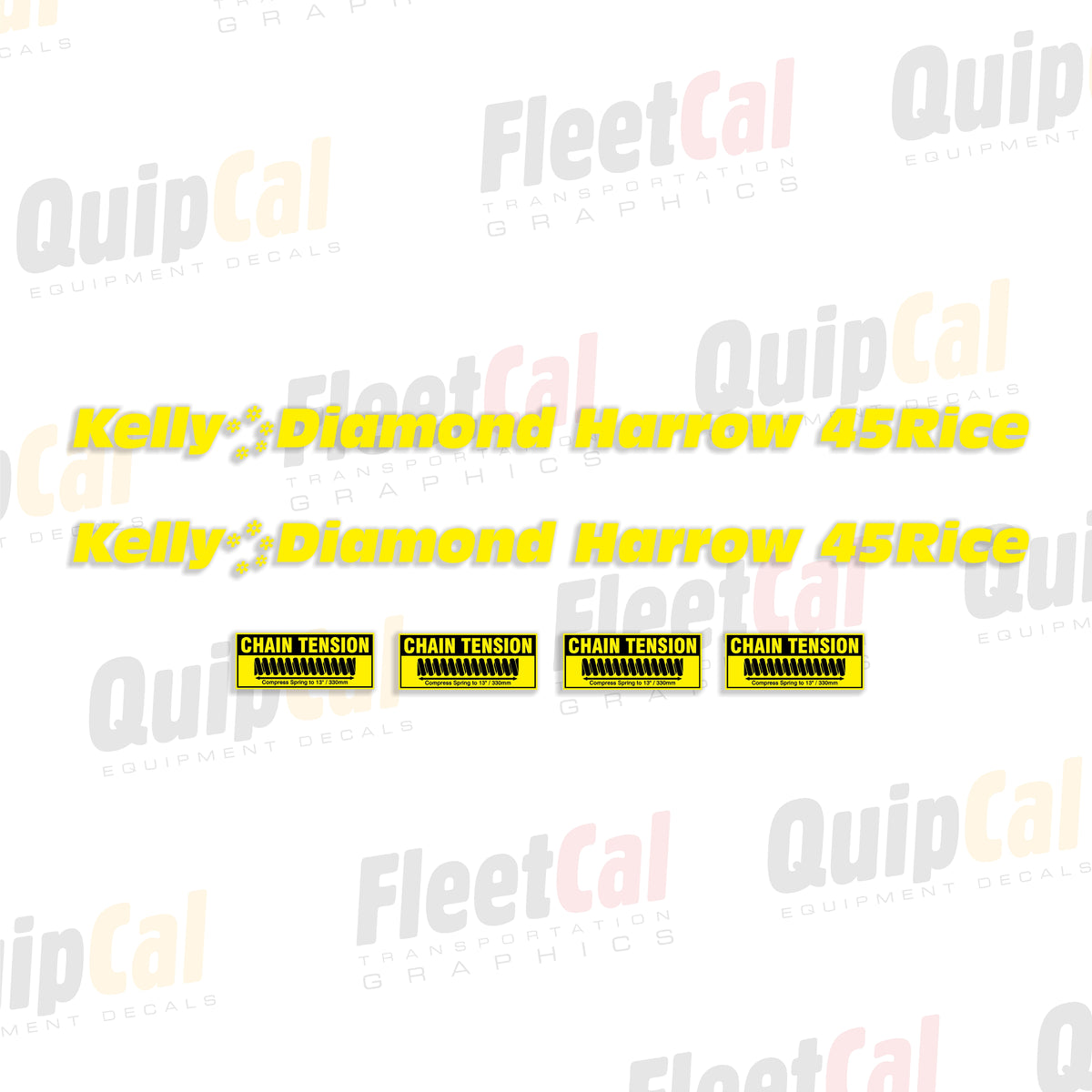 Kelly Diamond Harrow Decals