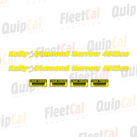 Kelly Diamond Harrow Decals