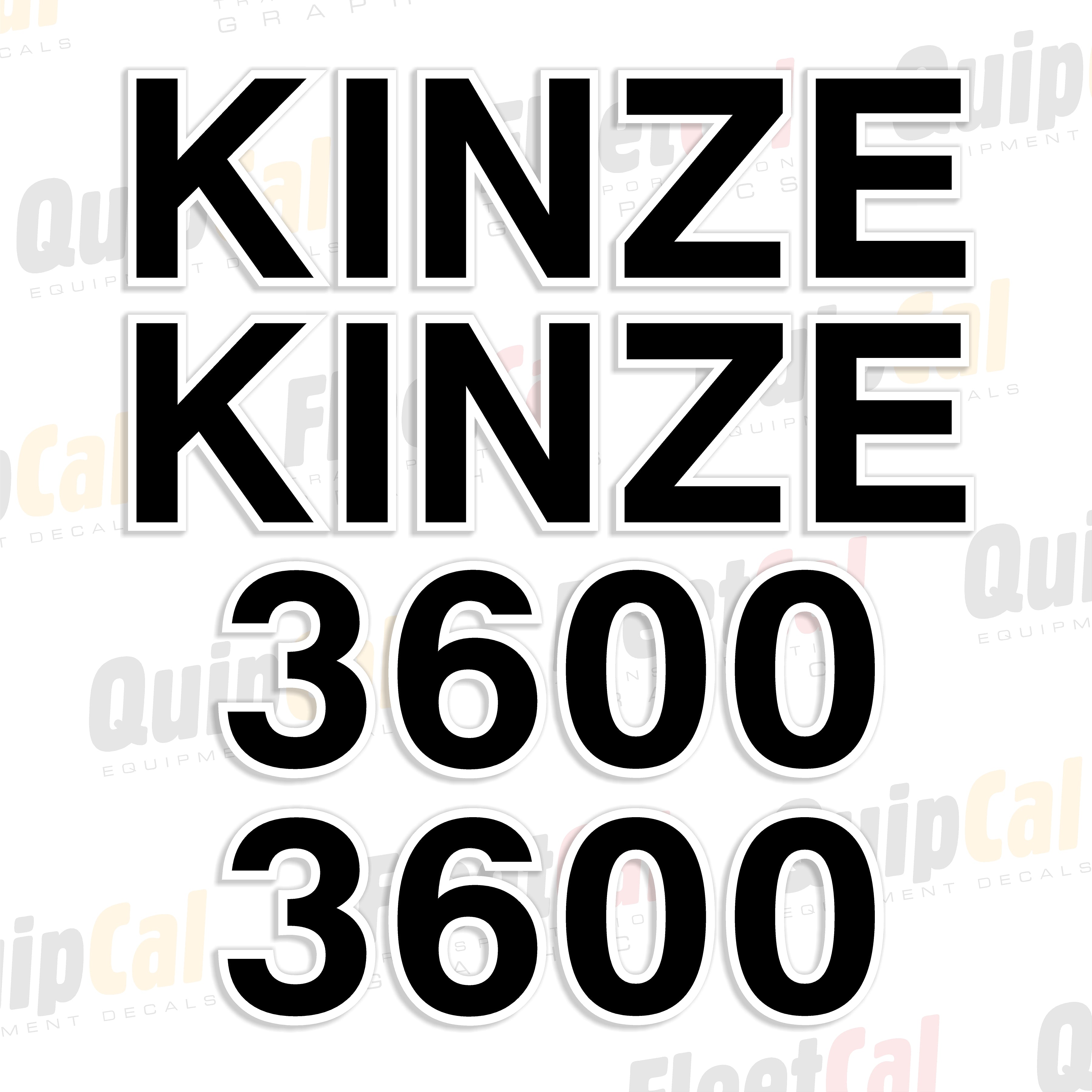Kinze 3600 Planter Decals – Truck and Equipment Decals