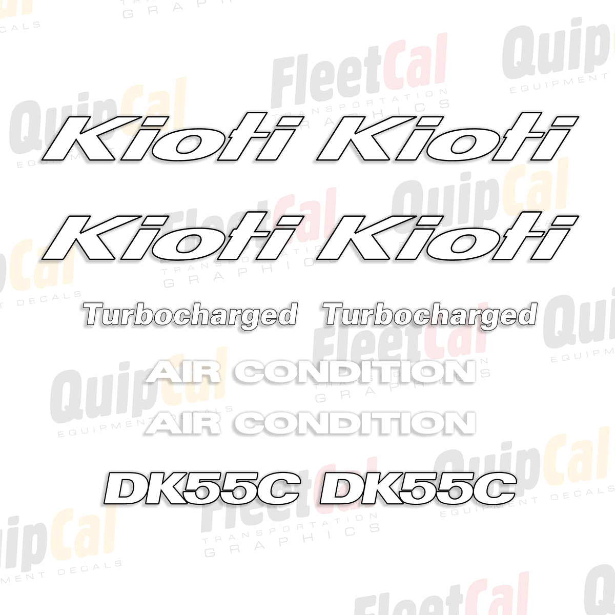 Kioti Tractor Decals