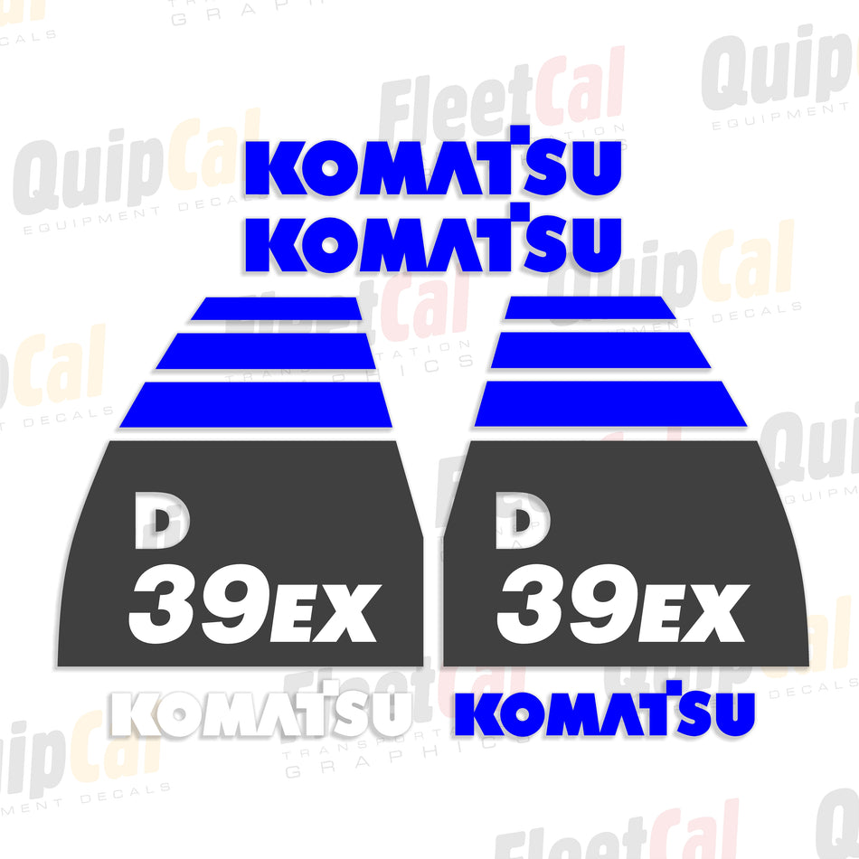 Komatsu D39EX-22 Dozer Decal Set
