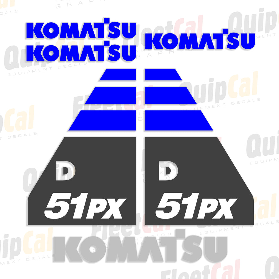 Komatsu D51PX-24 Dozer Decal Set