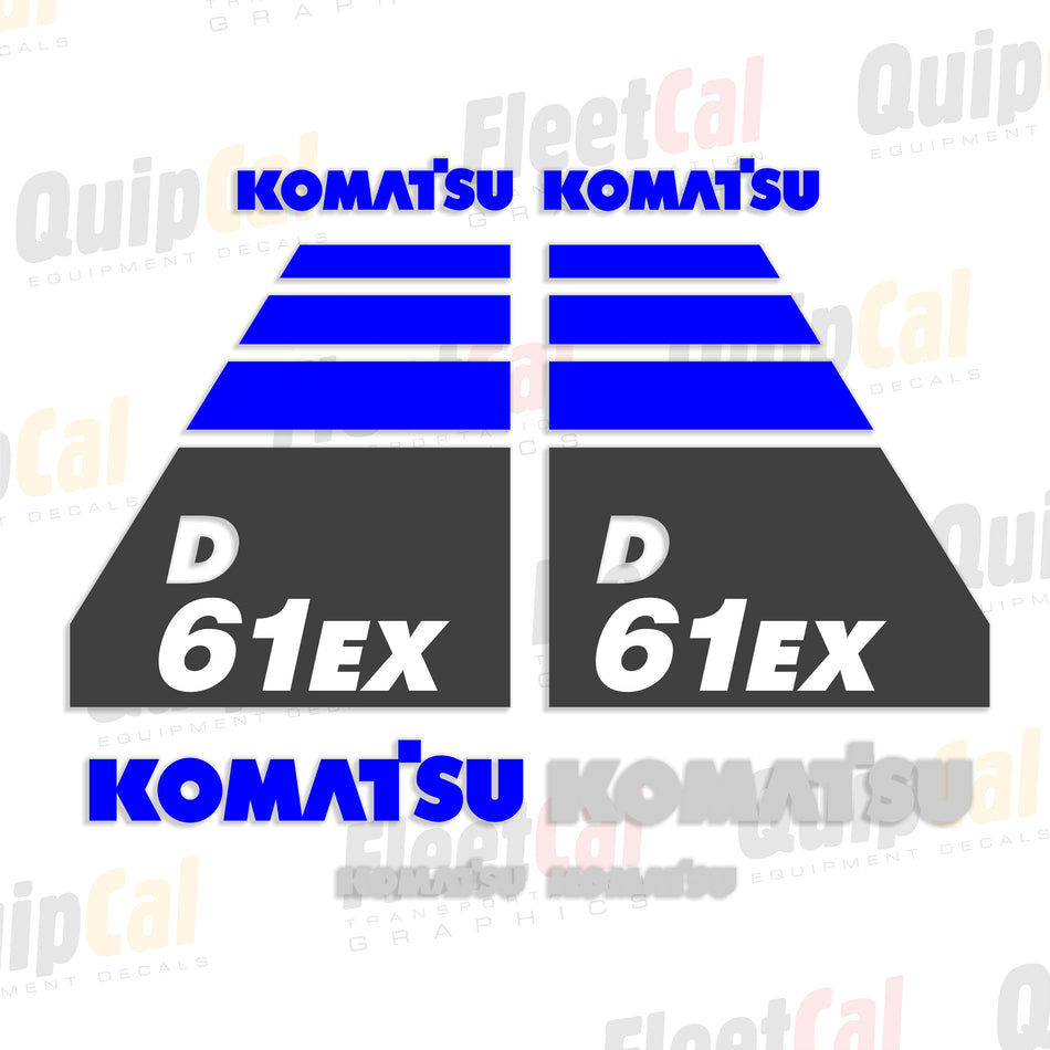Komatsu D61EX-23 Dozer Decal Set