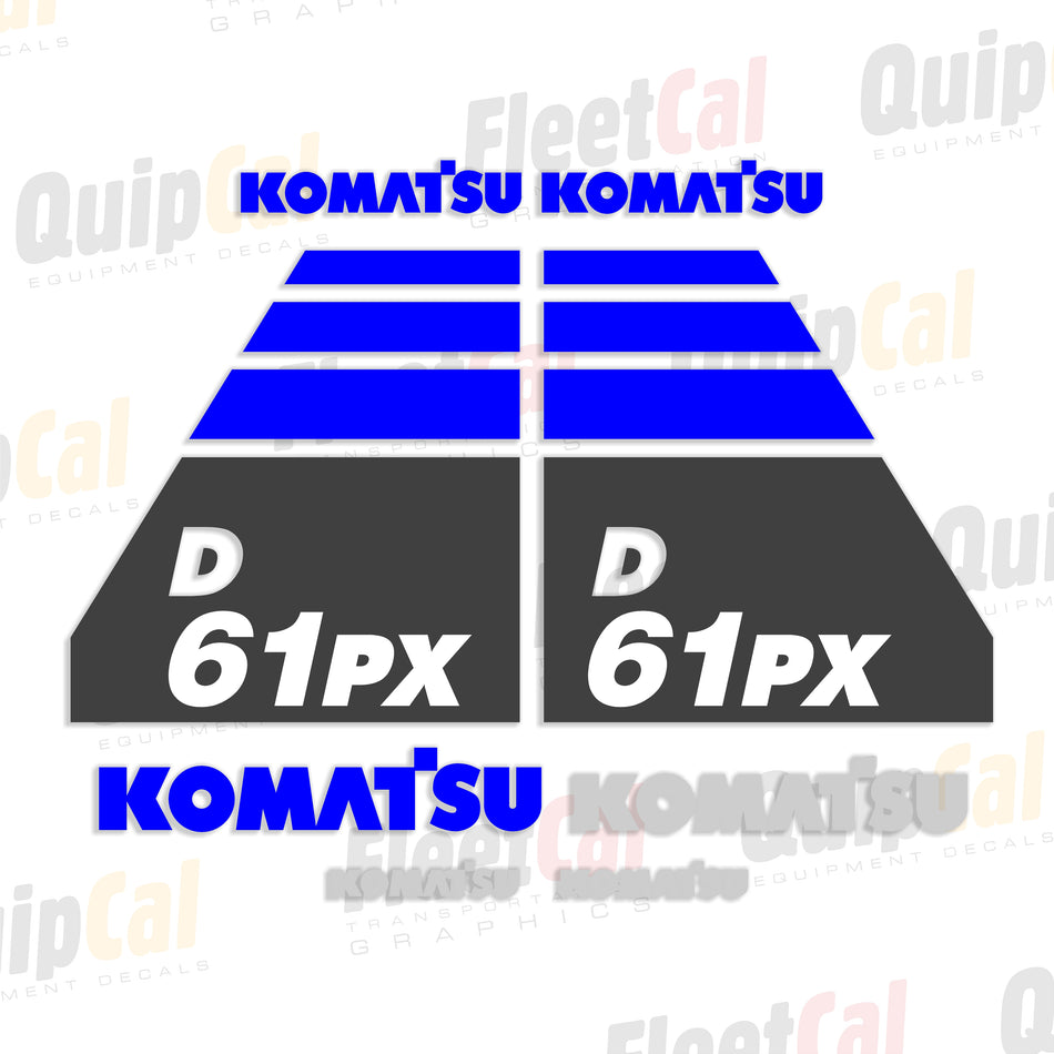 Komatsu D61PX-23 Dozer Decal Set