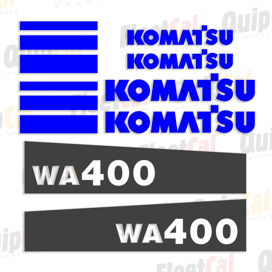 Komatsu WA400-5 Wheel Loader Decal Set
