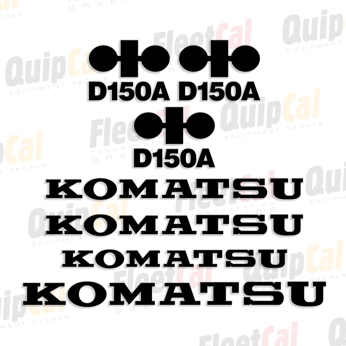 Komatsu Dozer Decals