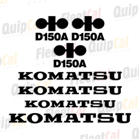Komatsu Dozer Decals