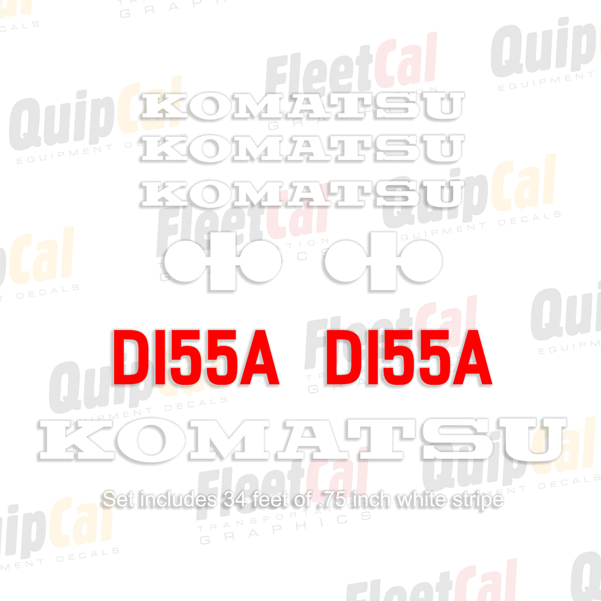 Komatsu Dozer Decals