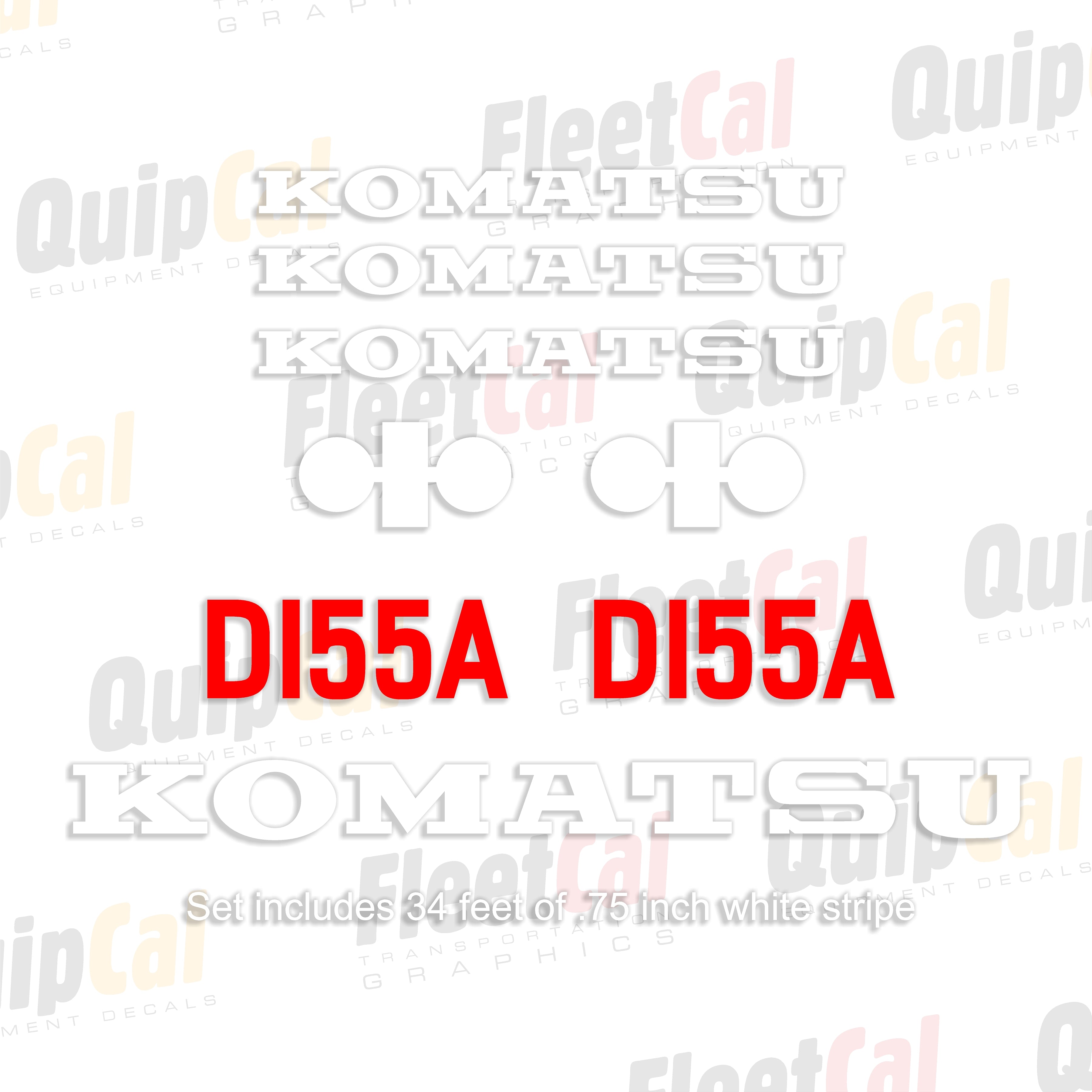 Komatsu Dozer Decals