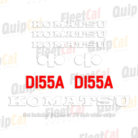 Komatsu Dozer Decals