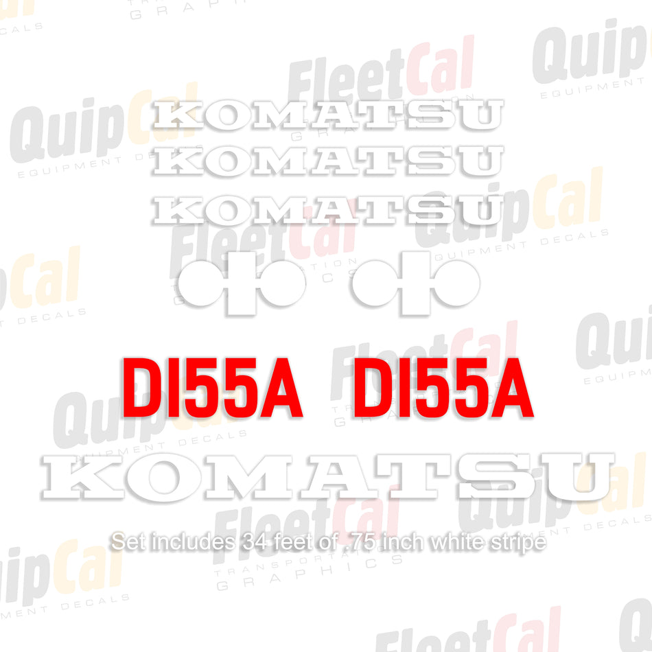 Komatsu Dozer Decals