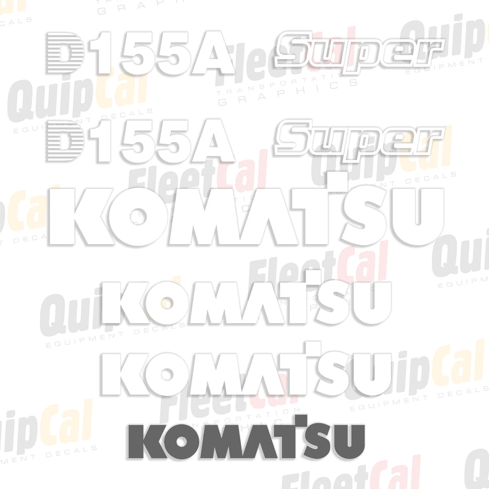 Komatsu Dozer Decals