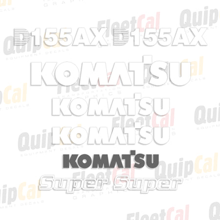 Komatsu Dozer Decals
