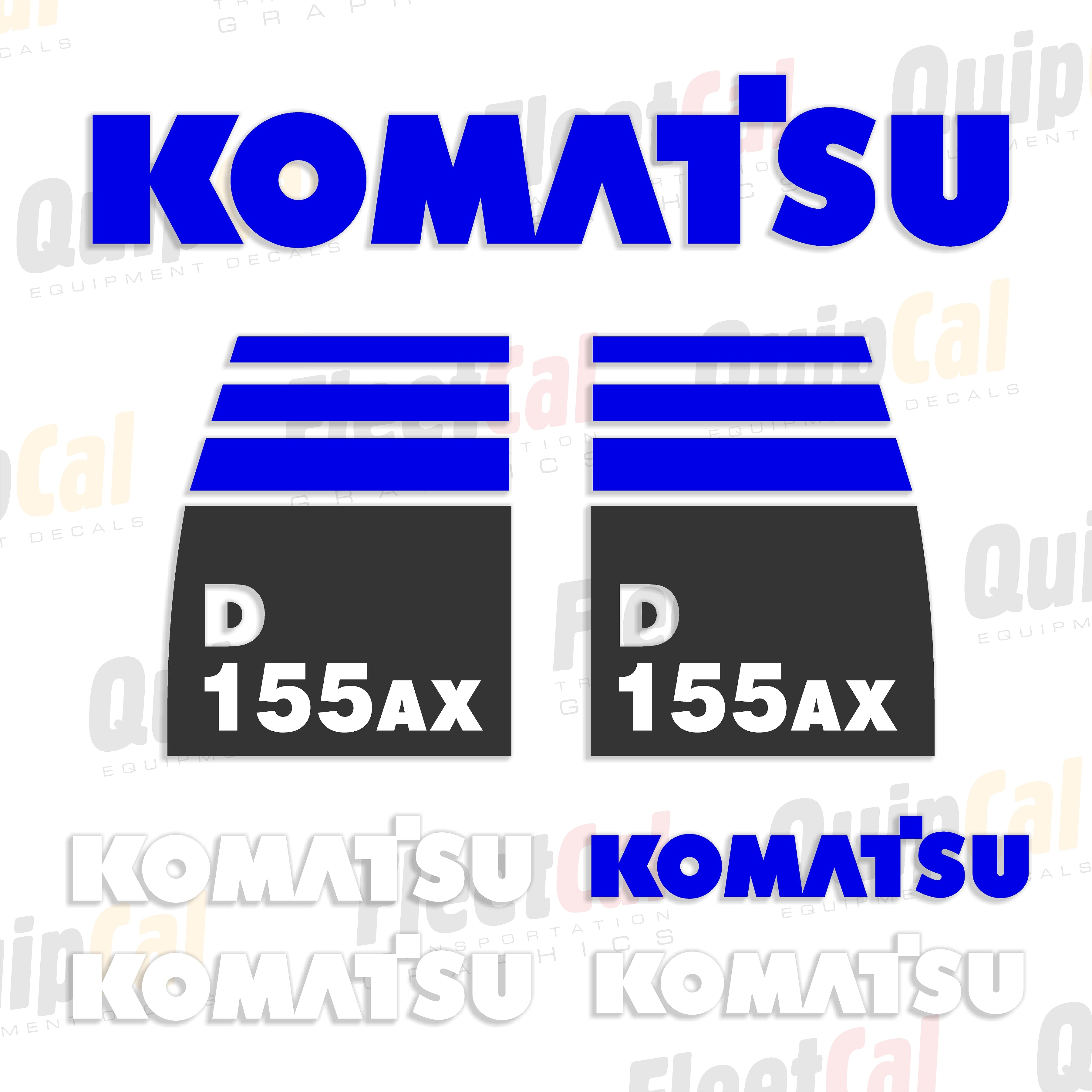 Komatsu Dozer Decals