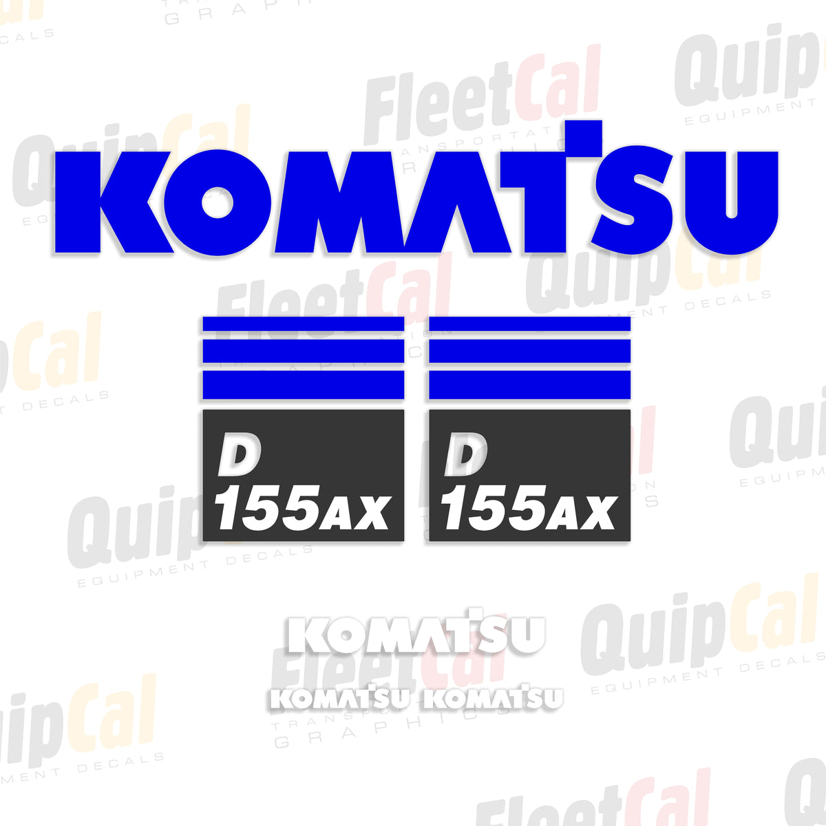 Komatsu Dozer Decals