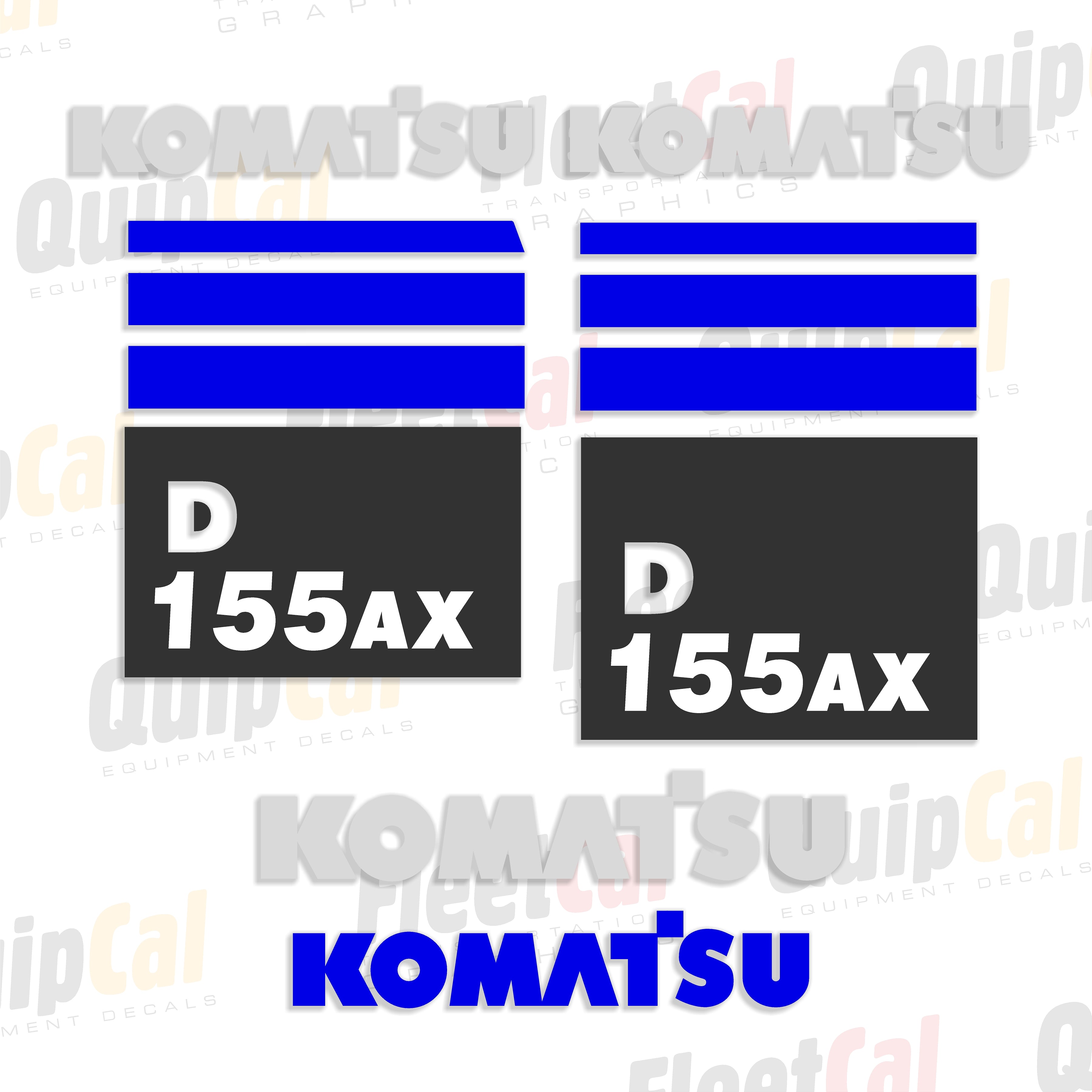 Komatsu Dozer Decals