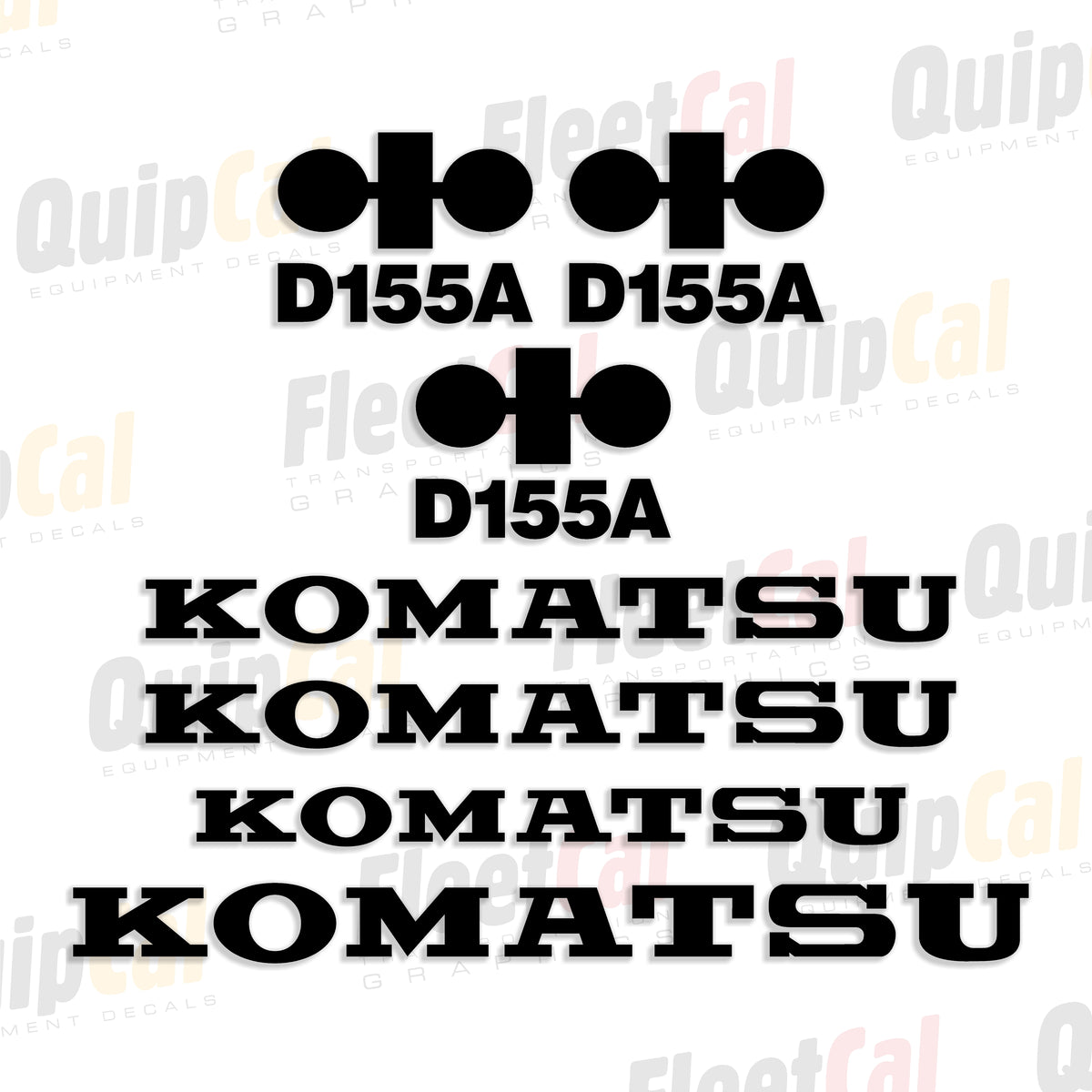 Komatsu Dozer Decals