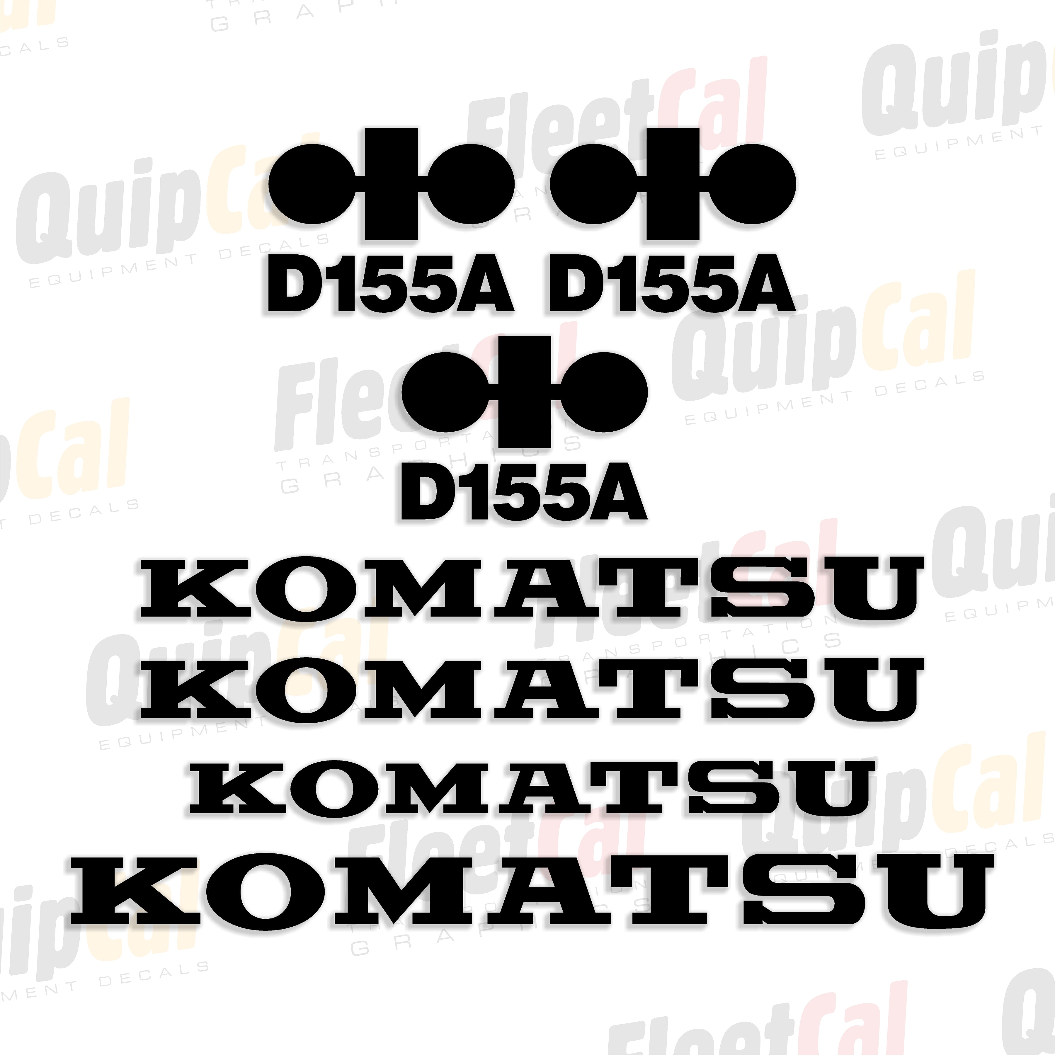 Komatsu Dozer Decals