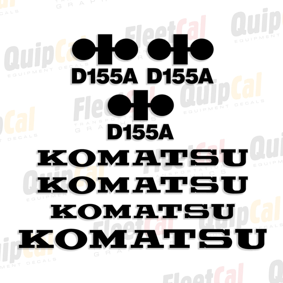 Komatsu Dozer Decals