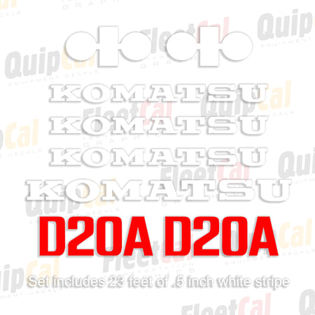 Komatsu Dozer Decals