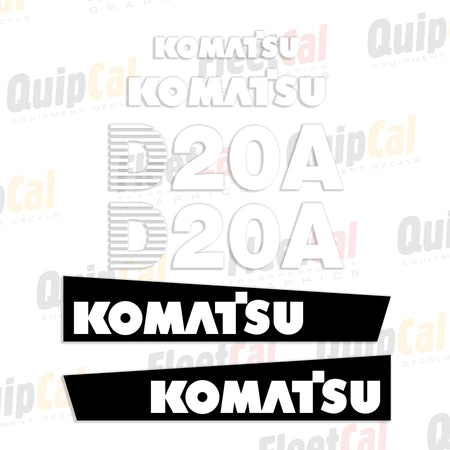 Komatsu Dozer Decals
