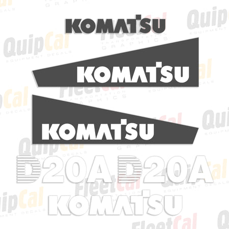 Komatsu Dozer Decals