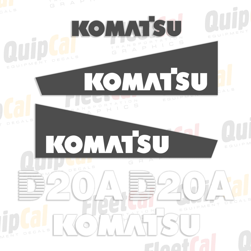 Komatsu Dozer Decals