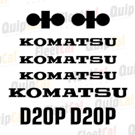 Komatsu Dozer Decals