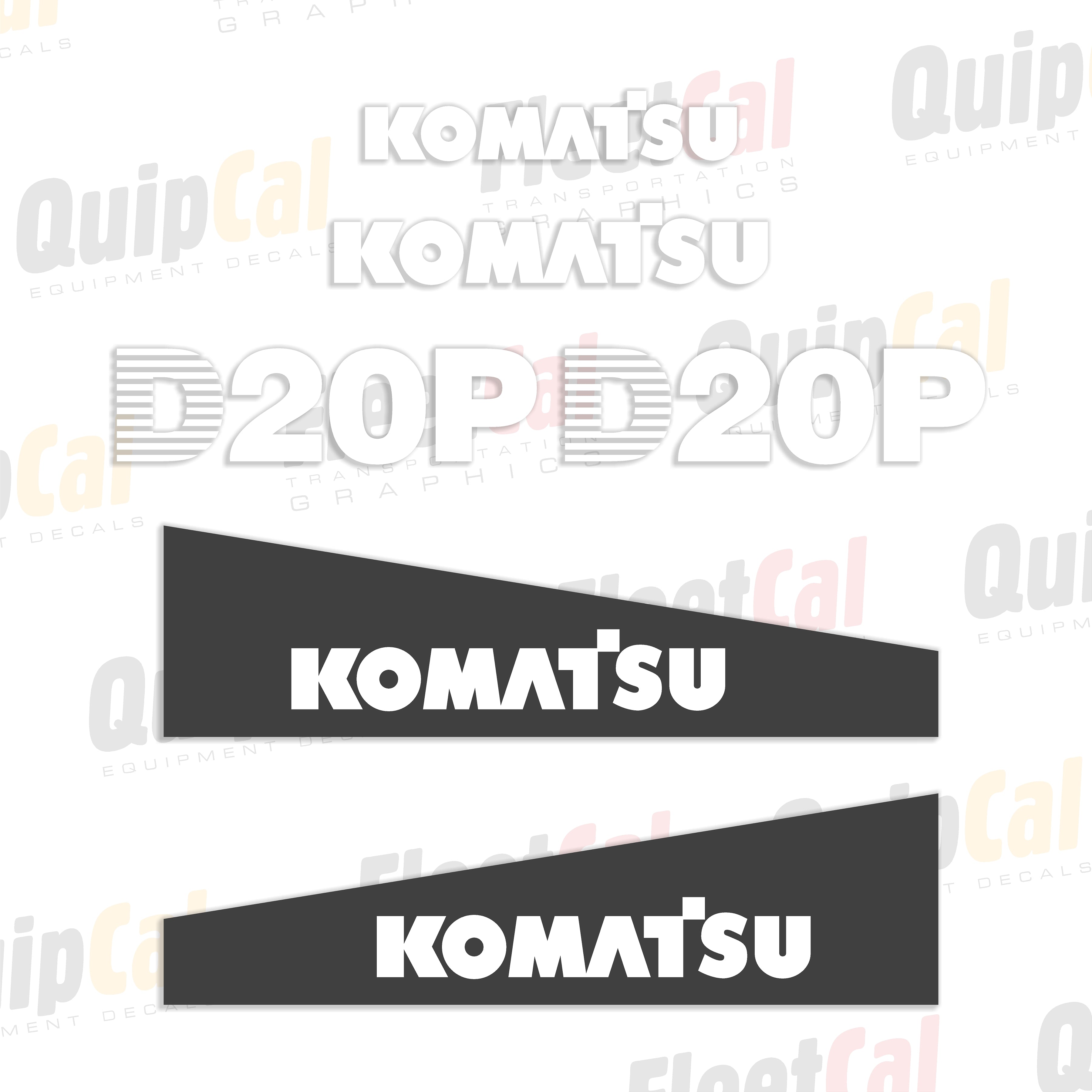 Komatsu Dozer Decals