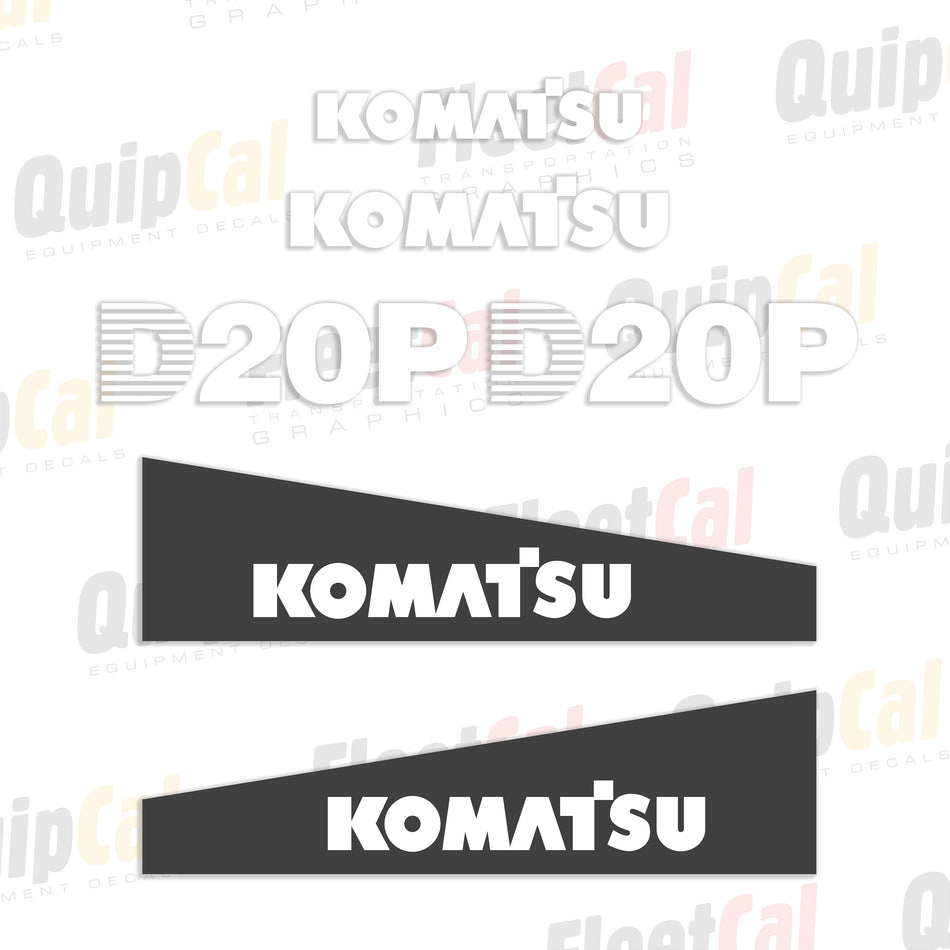 Komatsu Dozer Decals