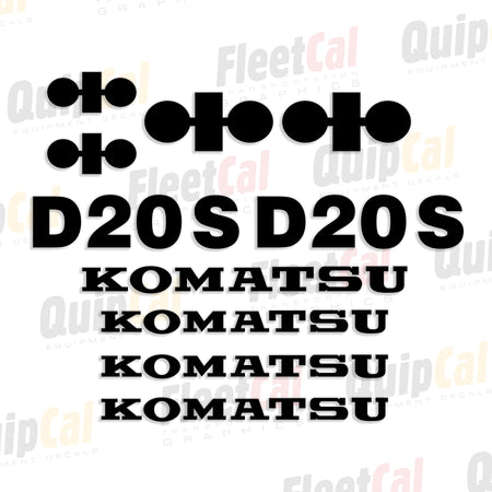 Komatsu Dozer Decals