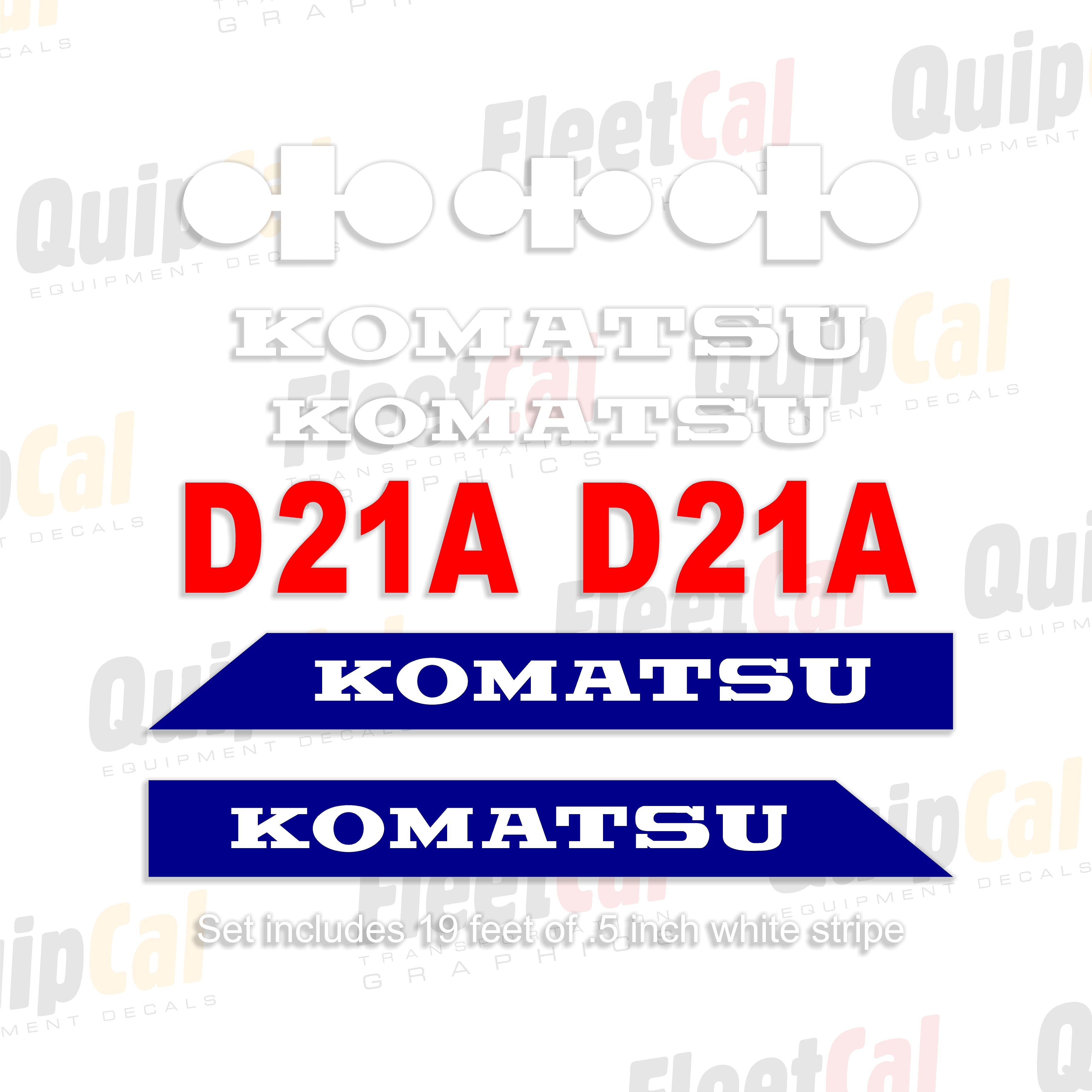 Komatsu Dozer Decals
