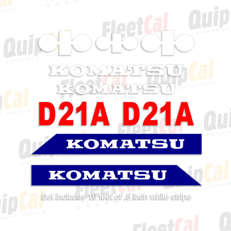 Komatsu Dozer Decals