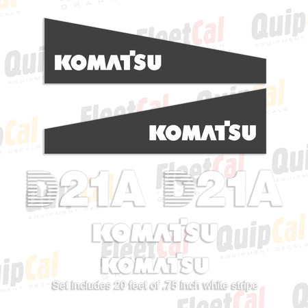 Komatsu Dozer Decals