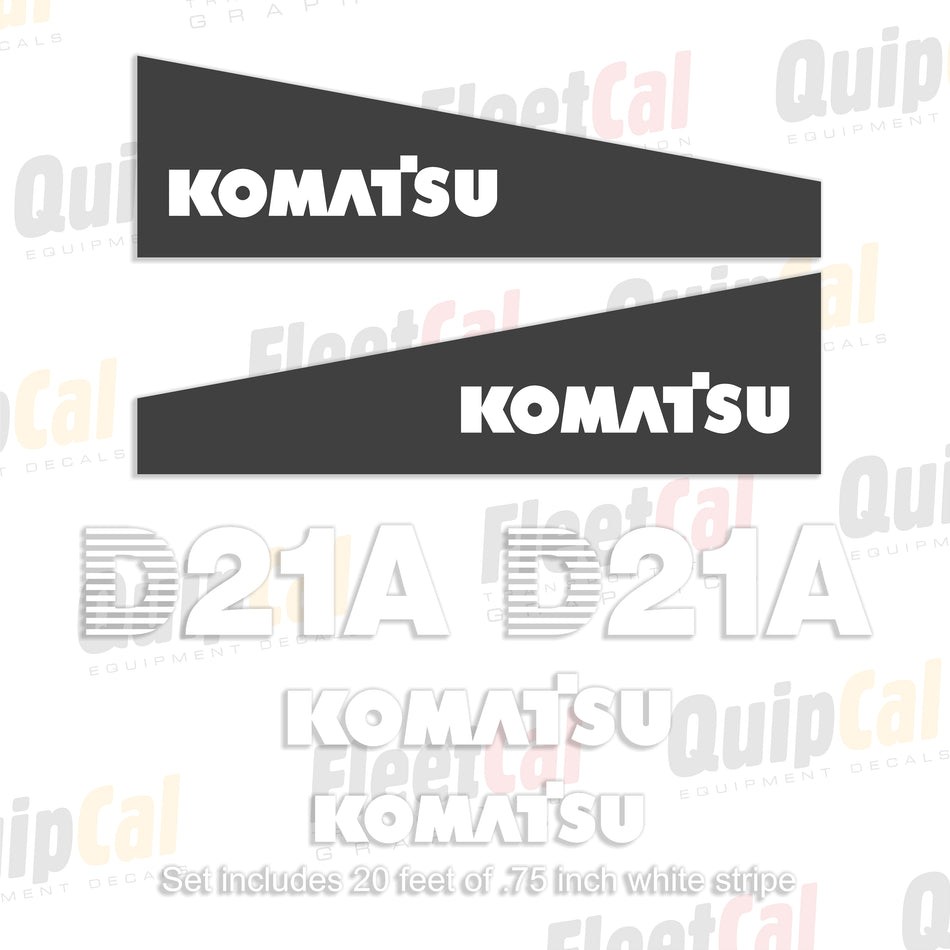 Komatsu Dozer Decals