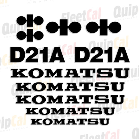 Komatsu Dozer Decals
