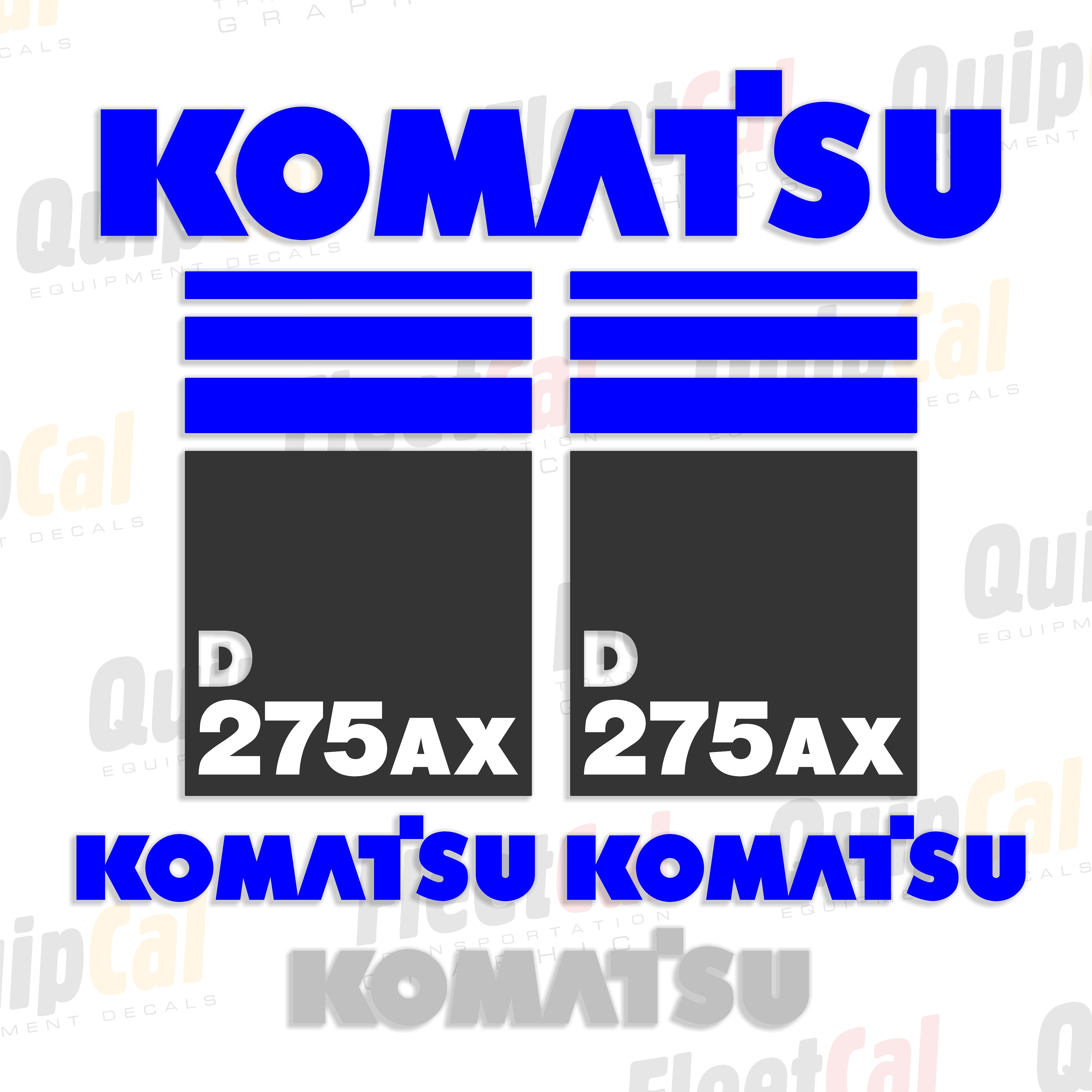 Komatsu Dozer Decals
