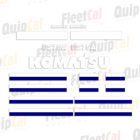Komatsu Dozer Decals