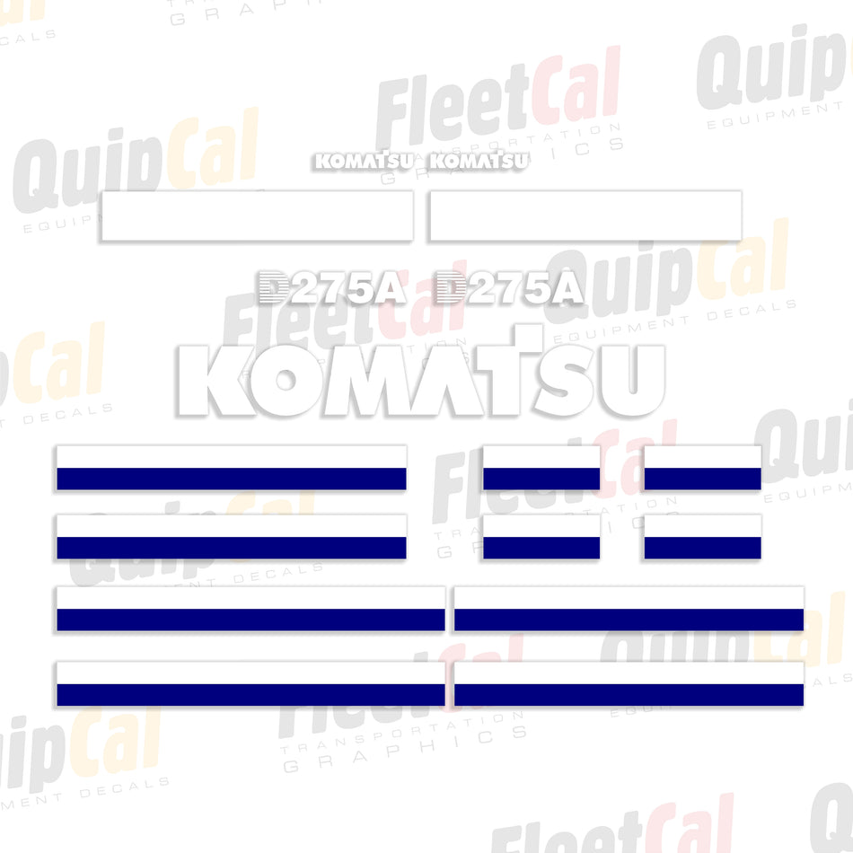 Komatsu Dozer Decals