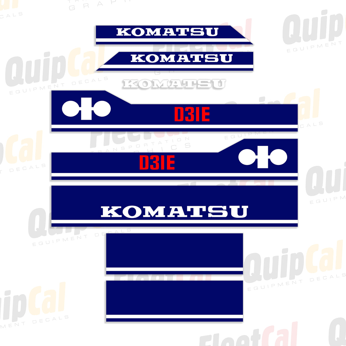 Komatsu Dozer Decals