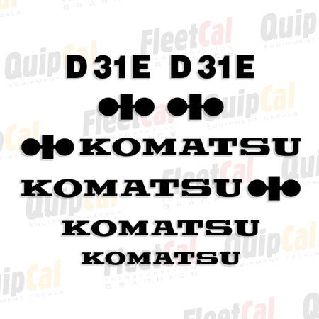 Komatsu Dozer Decals