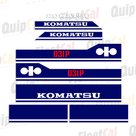 Komatsu Dozer Decals