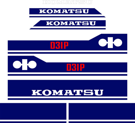 Komatsu Dozer Decals
