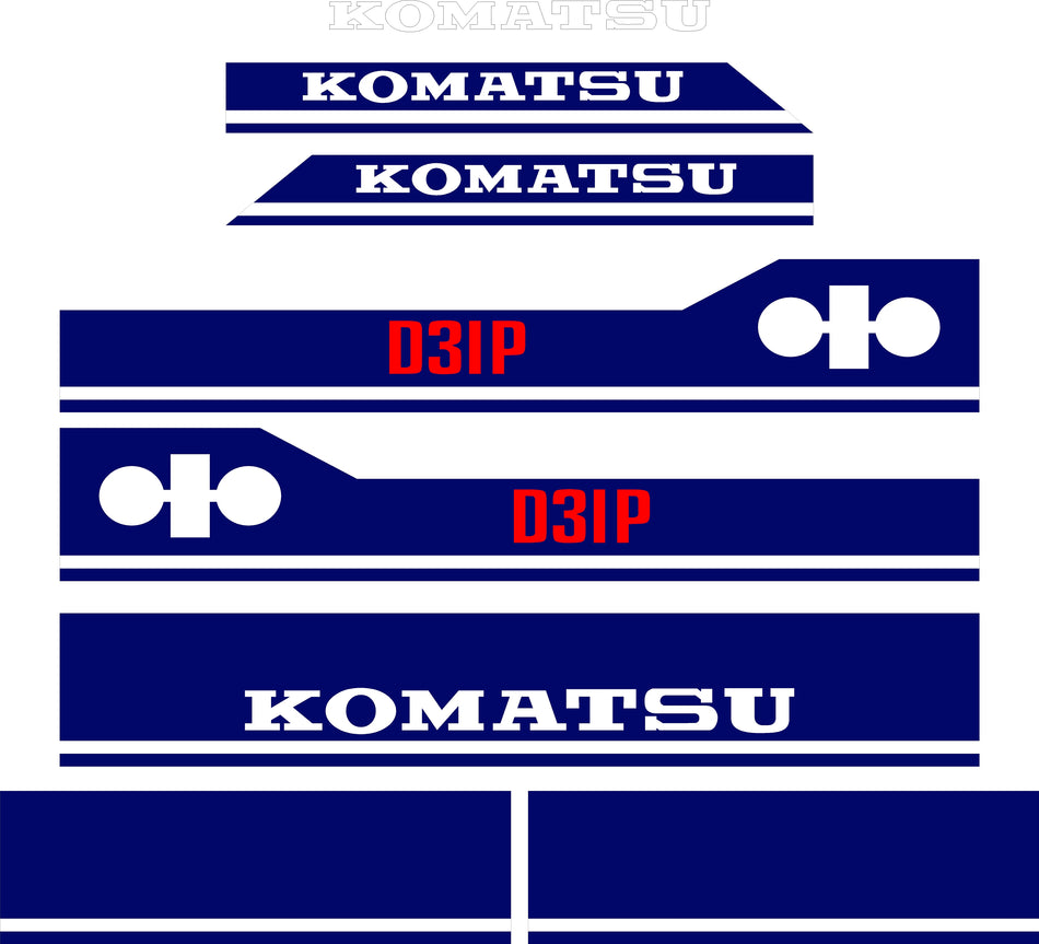 Komatsu Dozer Decals