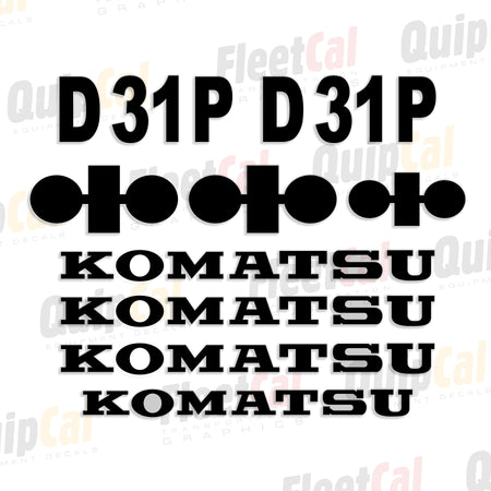 Komatsu Dozer Decals