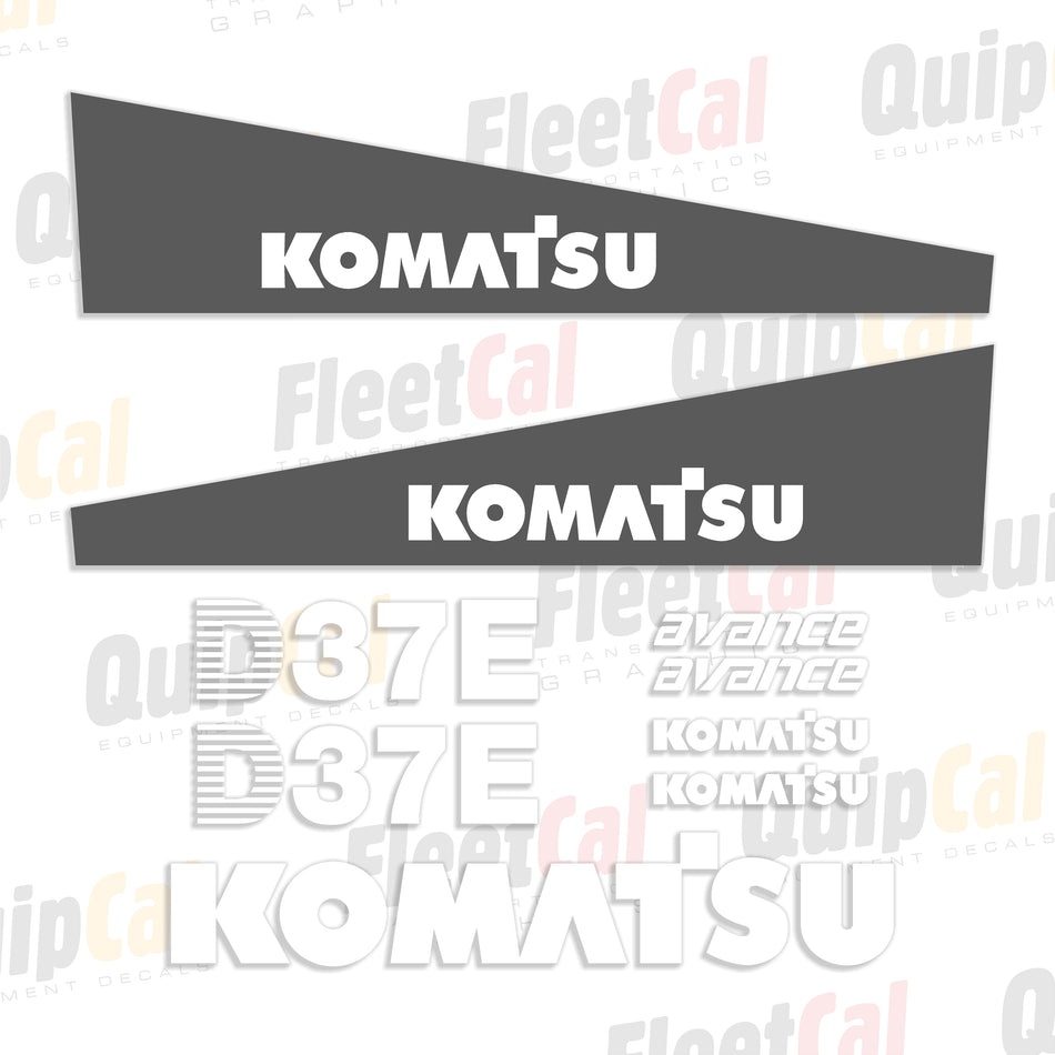 Komatsu Dozer Decals
