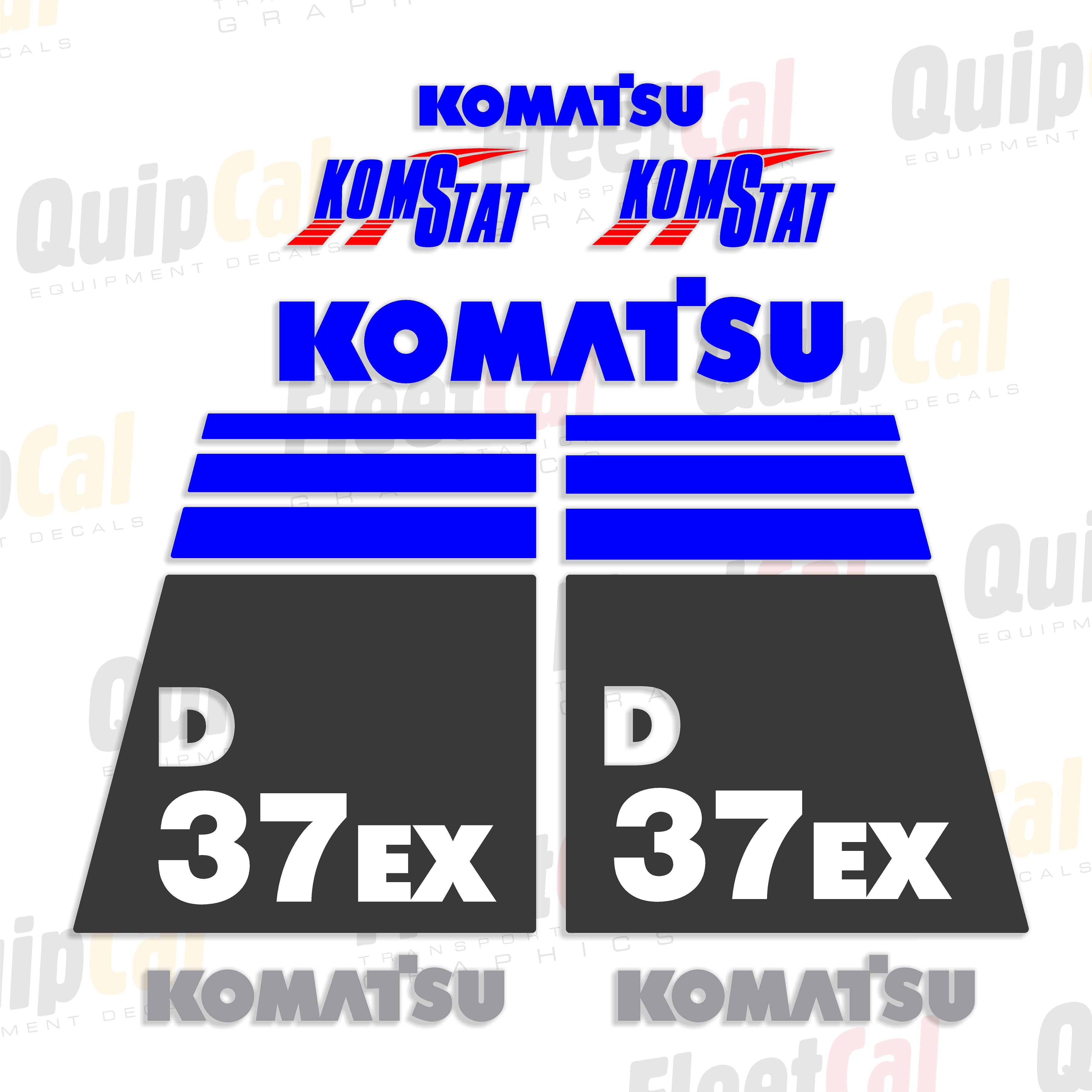 Komatsu Dozer Decals