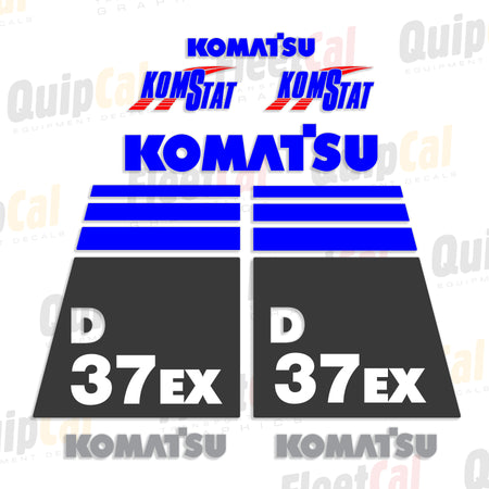 Komatsu Dozer Decals
